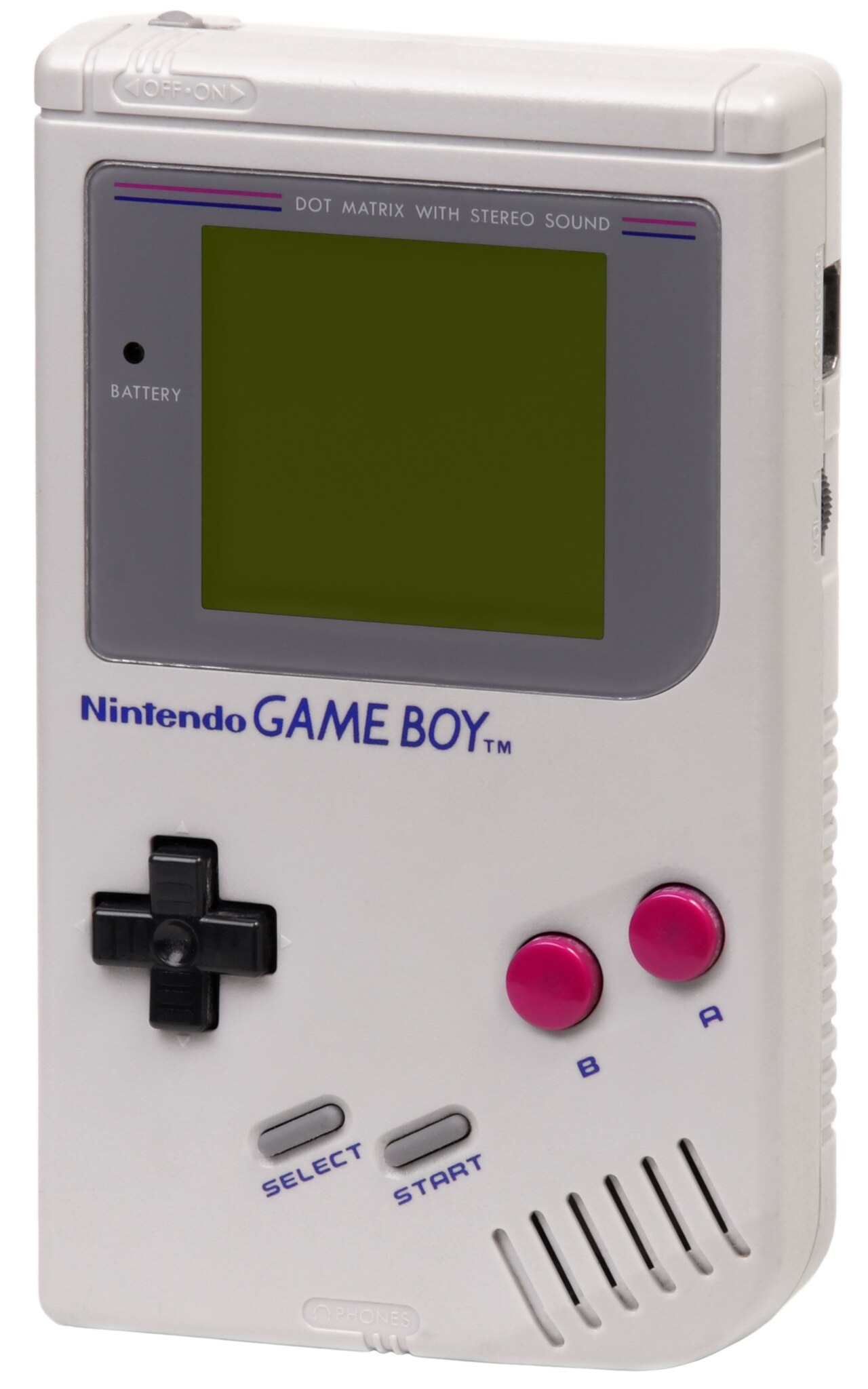 Original Nintendo Game Boy, the 1989 handheld that started the portable gaming era