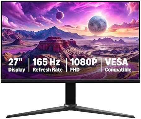 best 27 inch 165hz gaming monitor — Amazon Basics 27 inch