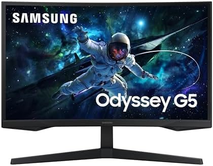 best 27 inch 165hz gaming monitor — Samsung Odyssey G55C curved
