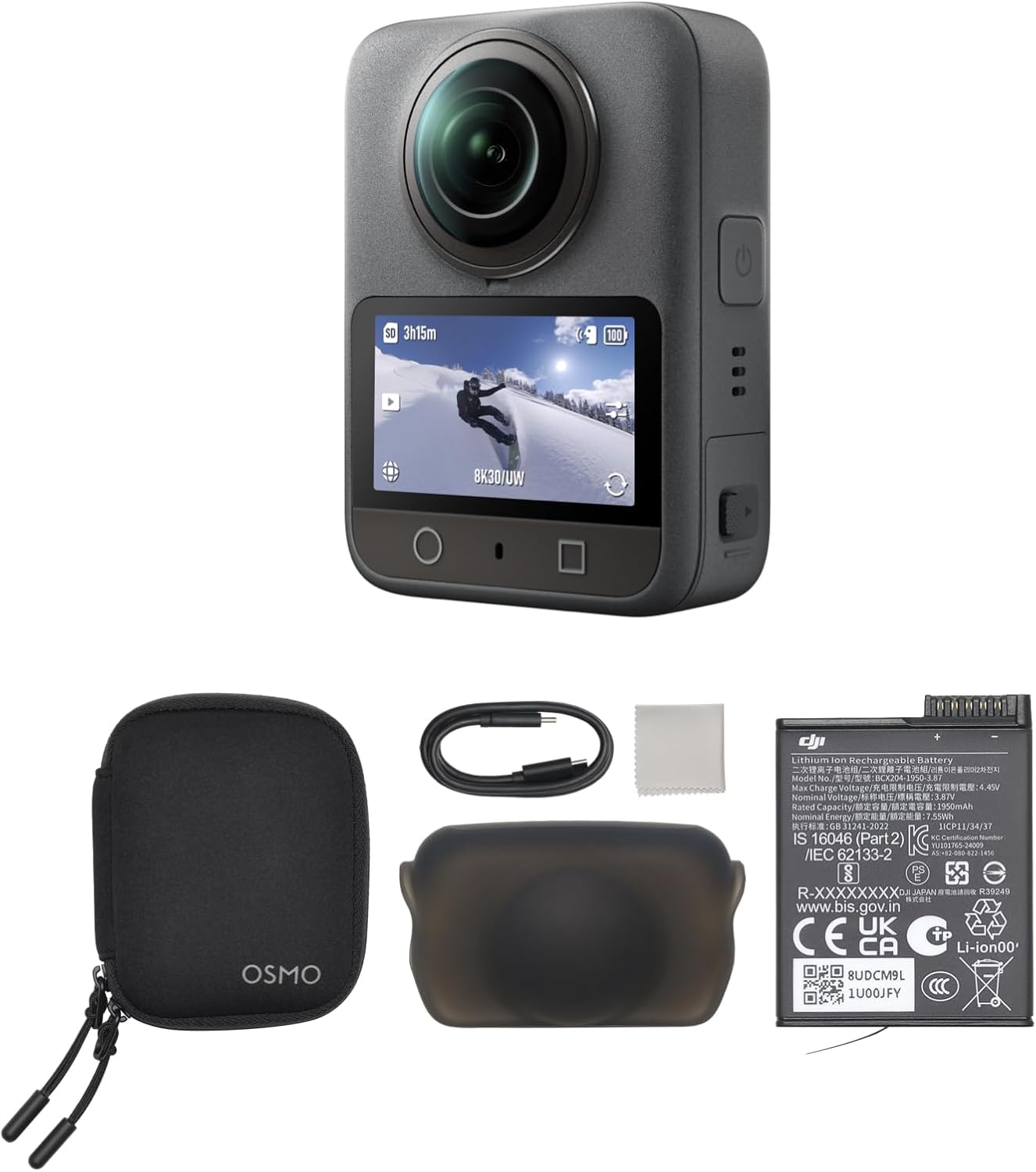 DJI Osmo 360 camera comparison