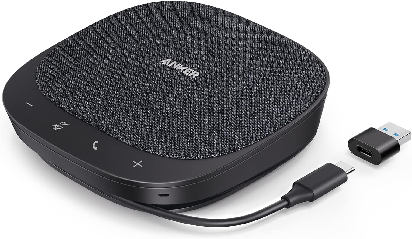 best ai desk gadgets 2026 — Anker PowerConf S330 AI speakerphone