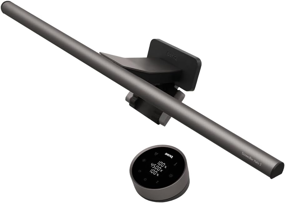 best ai desk gadgets 2026 — BenQ ScreenBar Halo 2 smart light bar