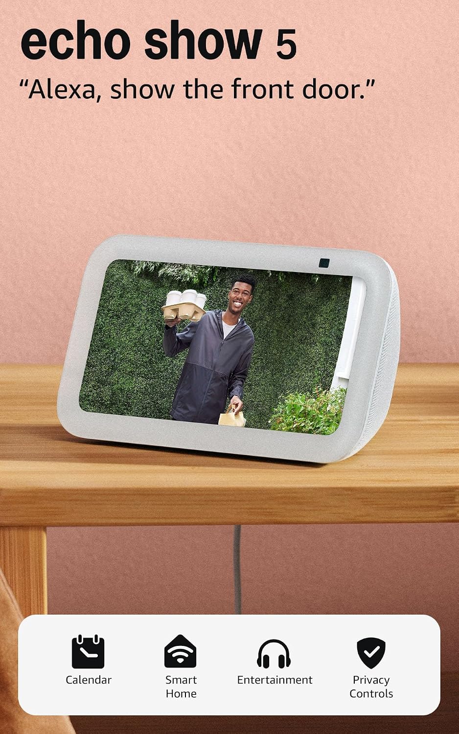 Amazon Echo Show 5 smart display with screen, budget smart display pick