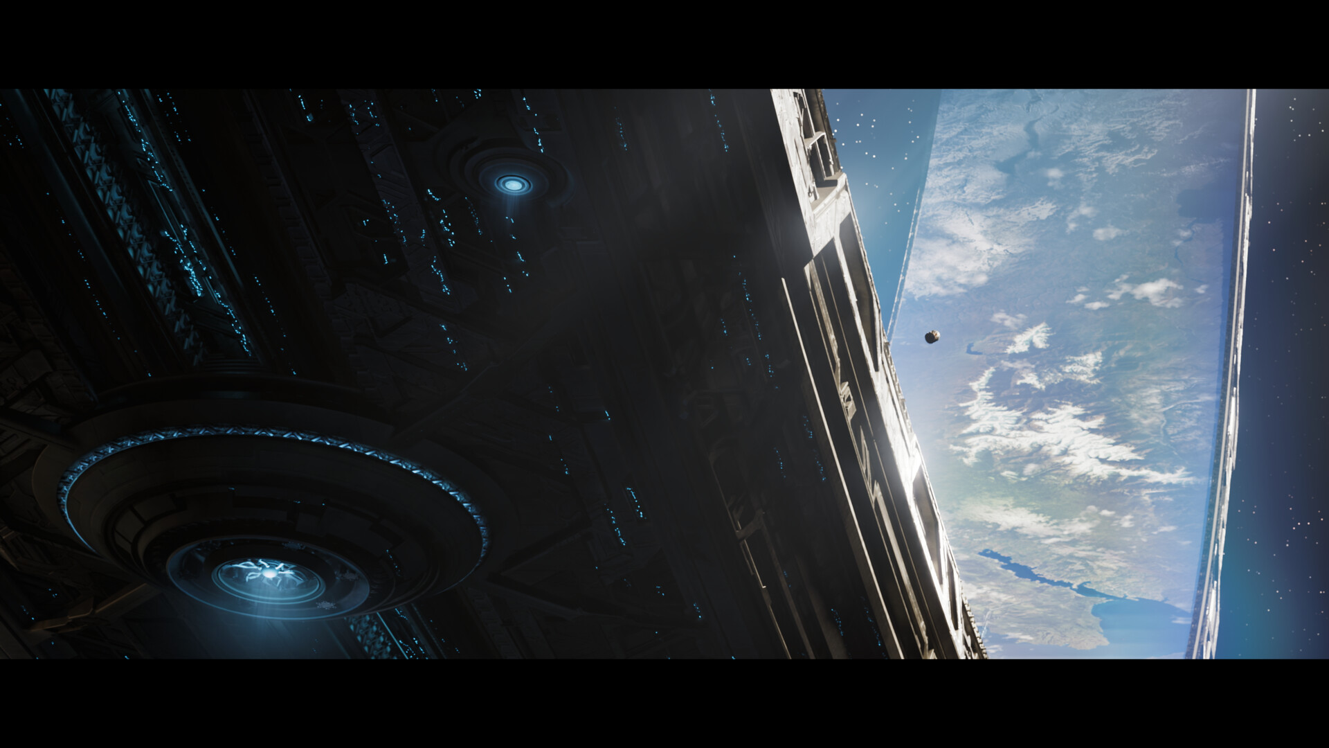 halo campaign evolved release date — Halo ring interior view above Earth in Campaign Evolved