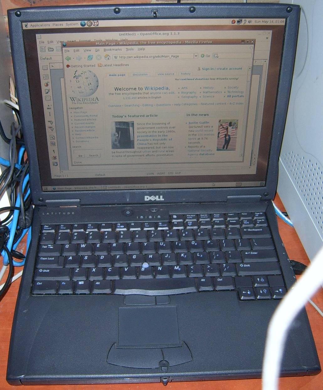 A laptop computer