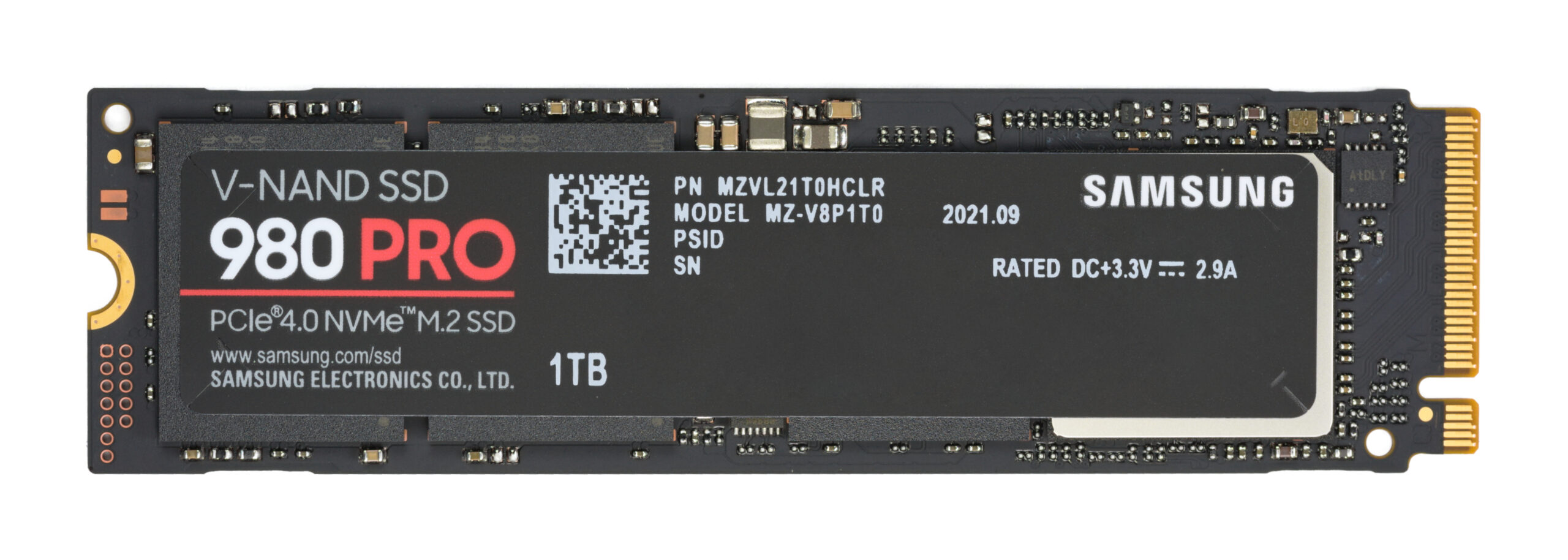 Samsung NVMe SSD M.2 drive
