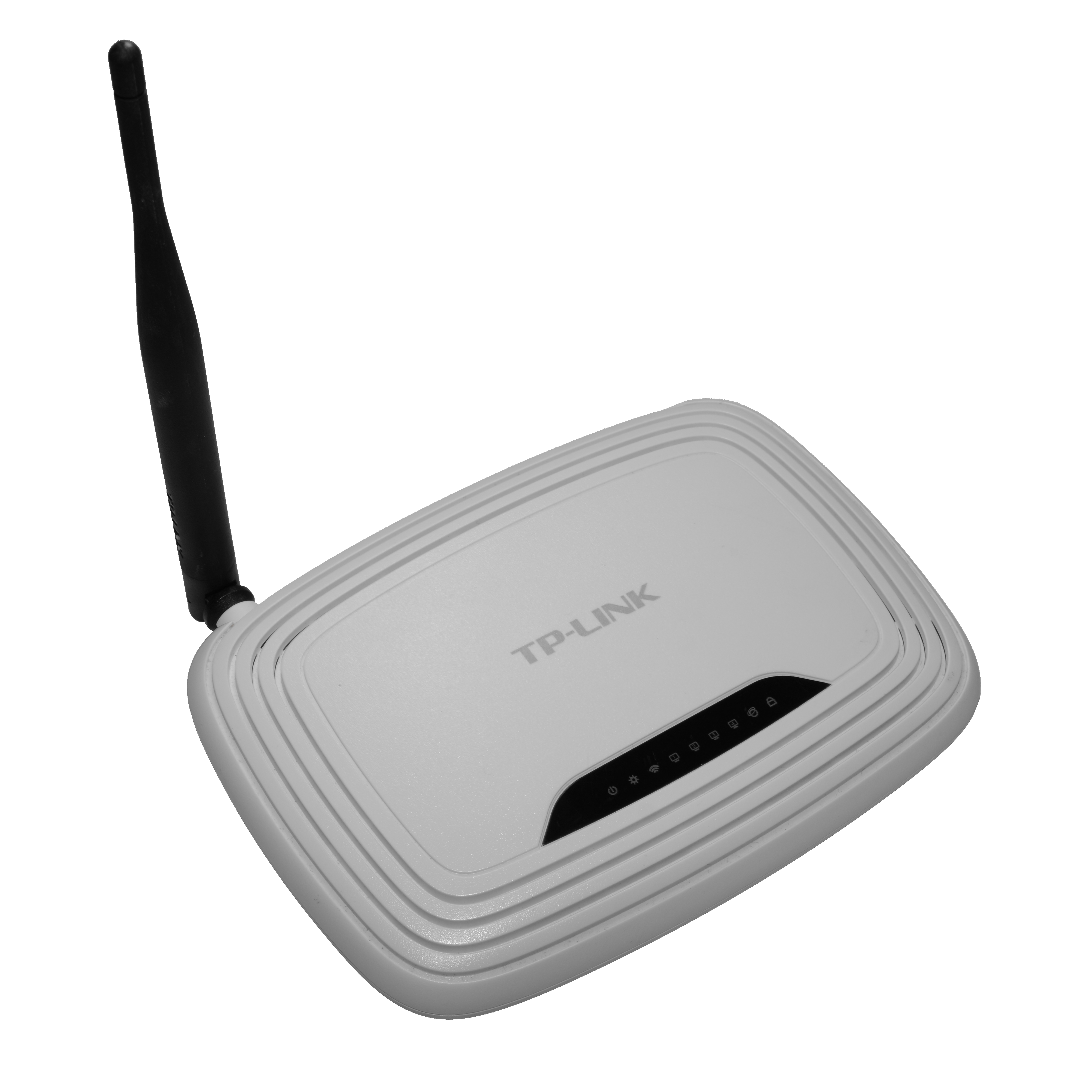 TP-Link TL-WR740N 150Mbps wireless N router on transparent background