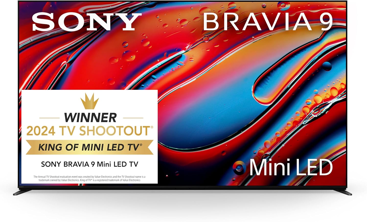 Sony Bravia 9 review — Mini LED flagship TV hero shot