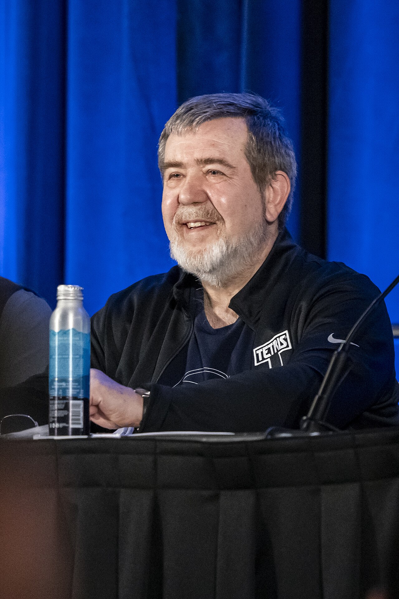 Alexey Pajitnov, Tetris creator, speaking at GDC 2024
