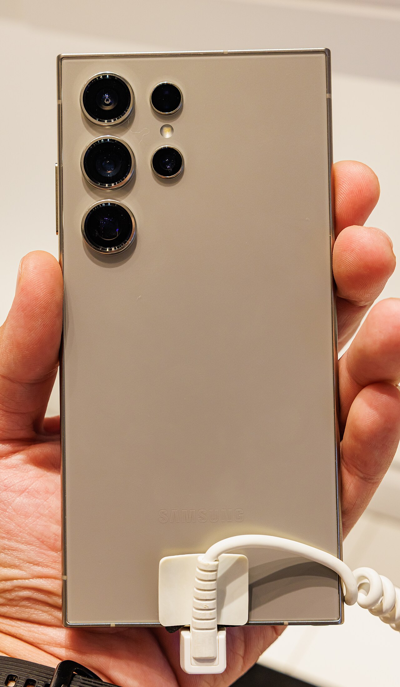 Samsung Galaxy S24 Ultra smartphone, front view