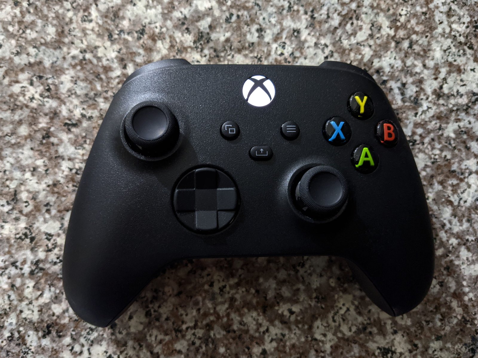 Close-up of an Xbox Series wireless controller