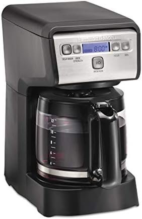 best coffee makers for small kitchens — Hamilton Beach 12-Cup Compact Programmable