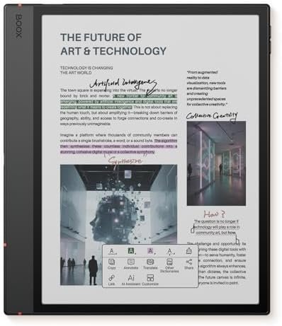 best e ink tablets 2026 — Onyx BOOX Note Air 5 C