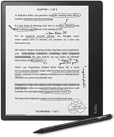 best e ink tablets 2026 — Kobo Elipsa 2E