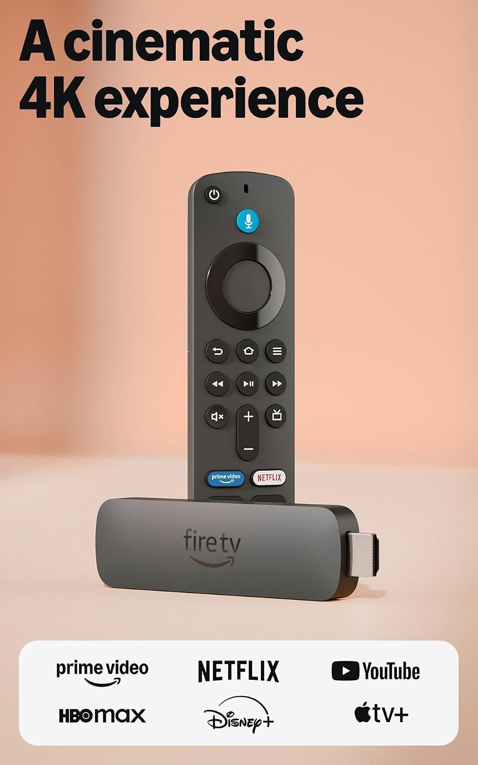 Amazon Fire TV Stick 4K Plus streaming device