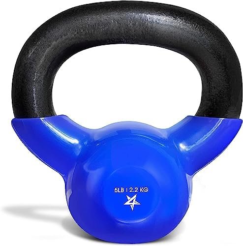 Yes4All vinyl-coated cast iron kettlebell